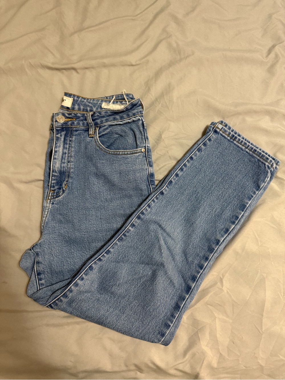 PacSun Women's Straight Leg Light Blue Jeans